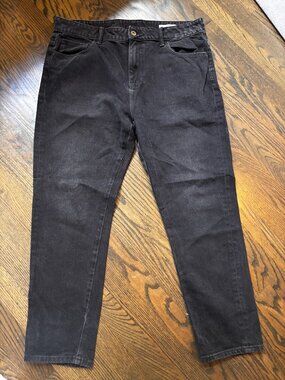 Collusion x003 Tapered Black Jeans